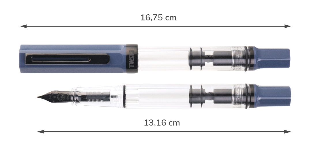 plnici pero pistove twsbi _slate blue onyx_rozmer
